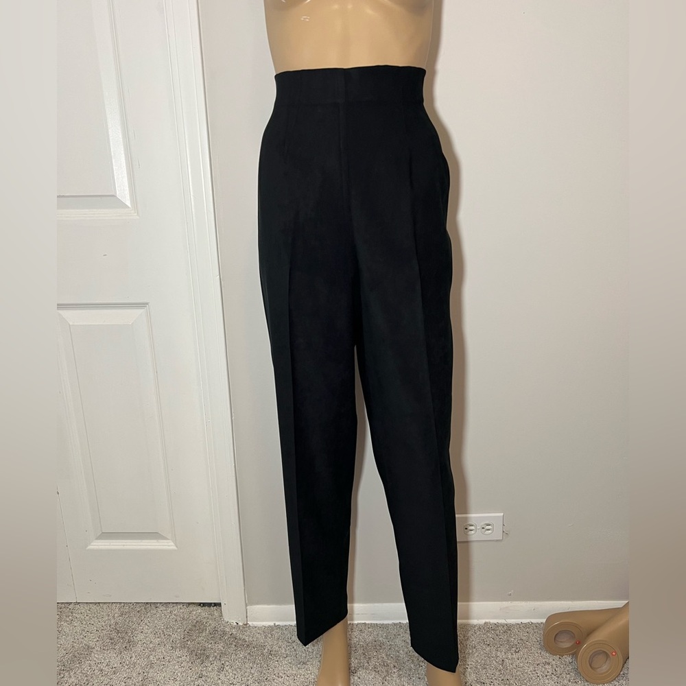Vintage Briggs velvet pleated high waist Trousers